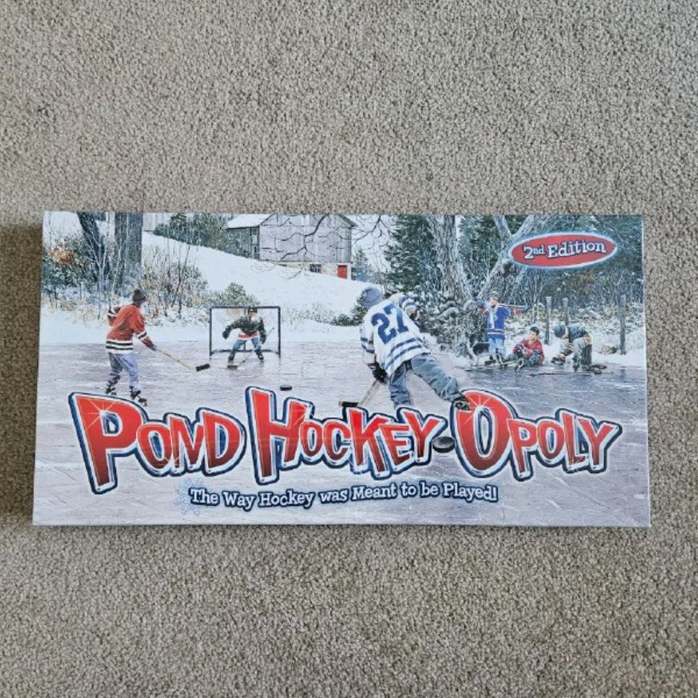 Late For The Sky Pond Hockey-opoly (2nd Edition) The Game - SEALED‎